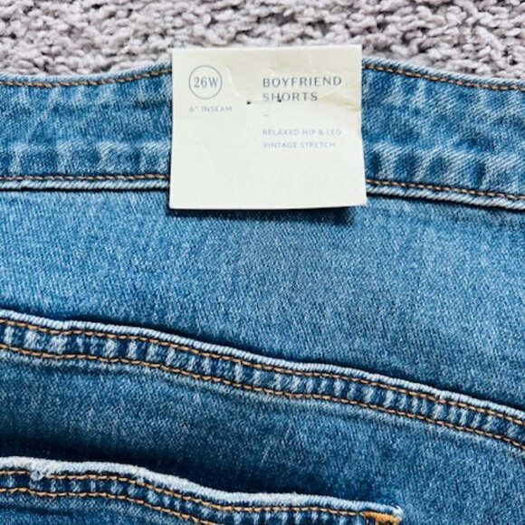 NWT Cut off boyfriend jean shorts size 26W Universal Thread - Picture 4 of 5